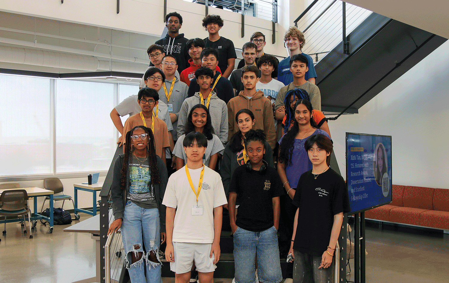 2025 Auerbach Cybersecurity Camp Scholarship recipients.