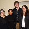 Dr. Kotzin with inductees