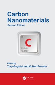 The cover of Gogotsi and Presser's news book, <em>Carbon Nanomaterials</em>.