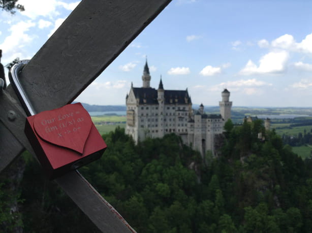 "Infinite Love Lock at Schloss Neuschwanstein" by Halima Olapade.