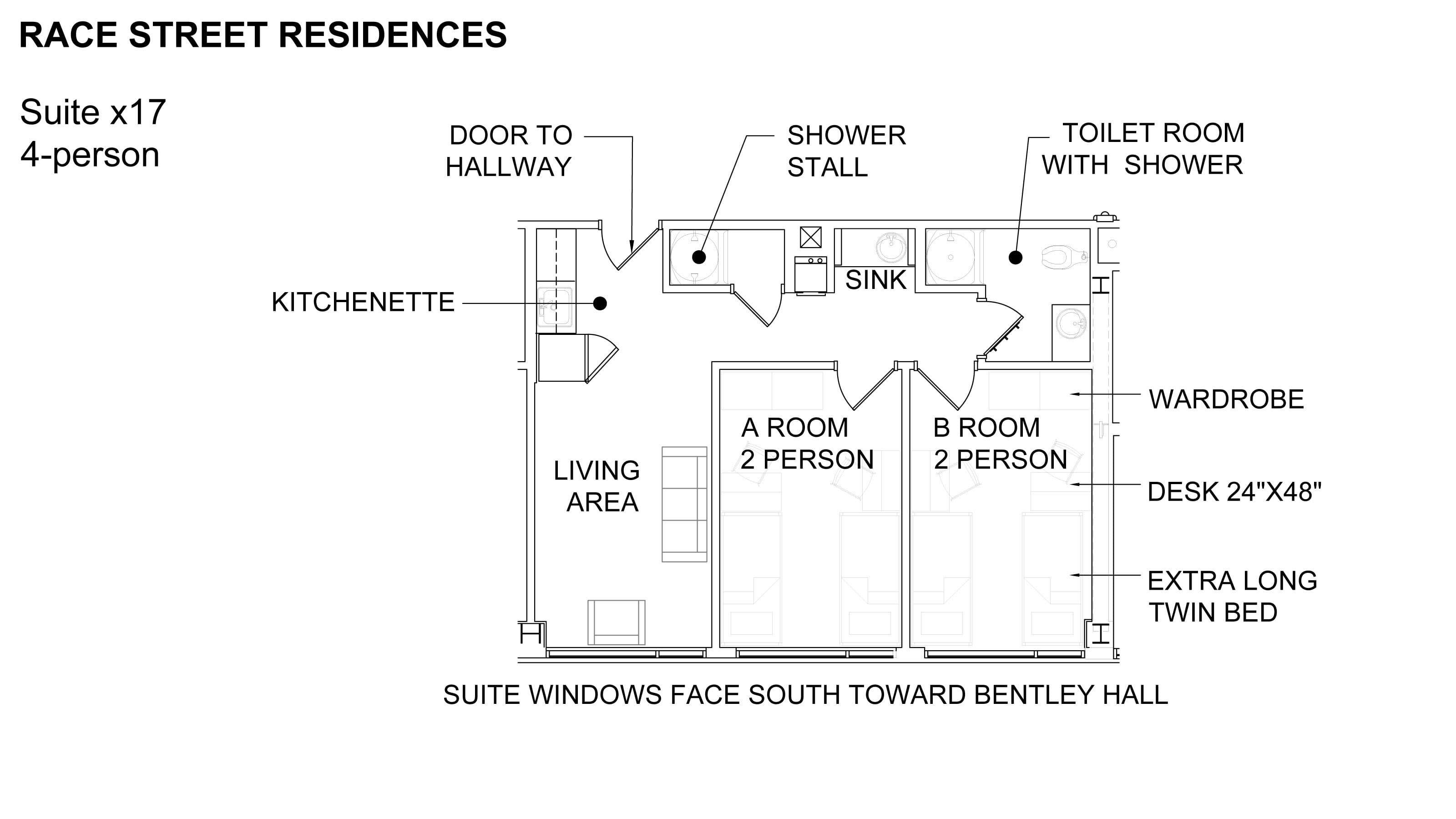 Race Street Residences Suite Floor Plan