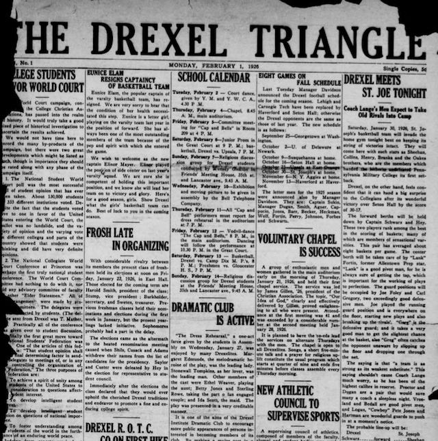 Timeline 125 Years Drexel University