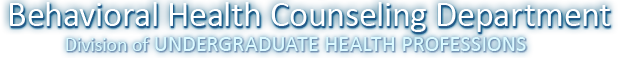 Go to the Behavioral Health Counseling home page