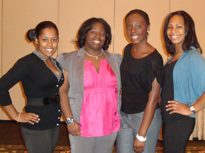 four Co-Op nursing students