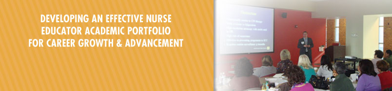 DUNEI 2013 - Developing An Effective Nurse Educator Academic Portfolio