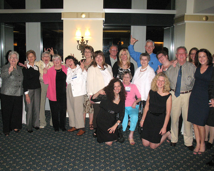 Dean Donnelly, faculty and alumni group