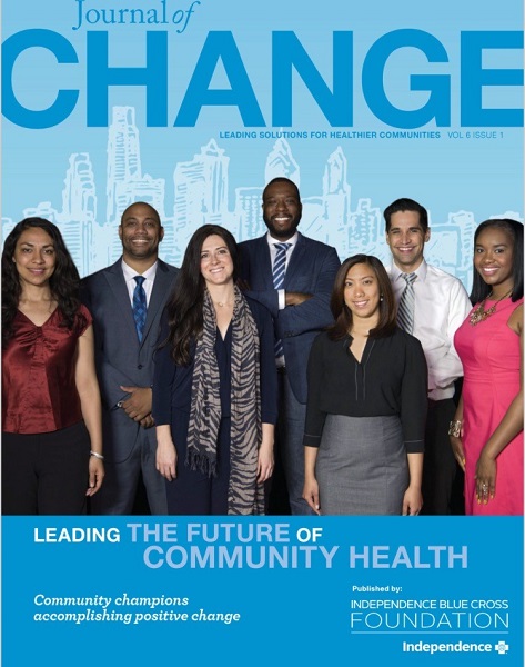 Stephen and Sandra Sheller 11th Street Family Health Center's John Kirby on the cover of Change magazine