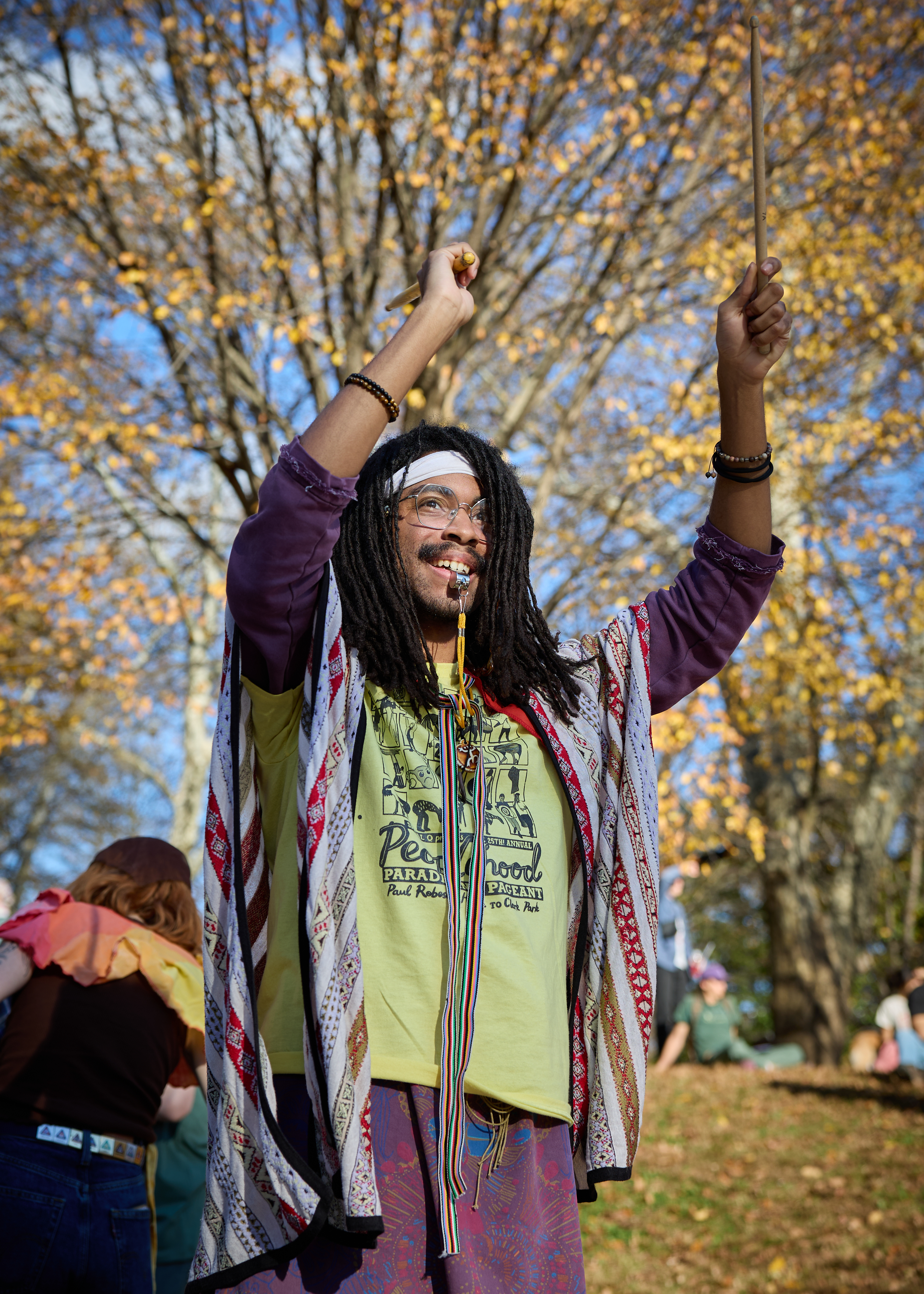 Noah Slade leading the Peoplehood Band
