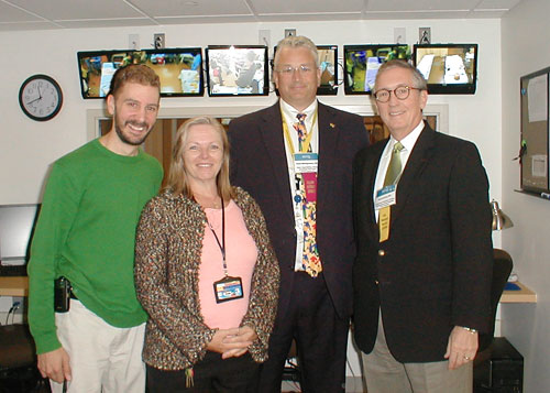 group of four simulation educators