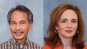 Jose Barcega and Dr. Rose Ann DiMaria-Ghalili