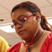 nursing student with stethoscope