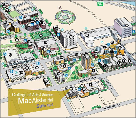 CoAS Building and Map