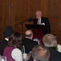 Dr. Lee Schroeder Speaking to Guests