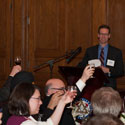 Guests Toasting at the Award Dinner