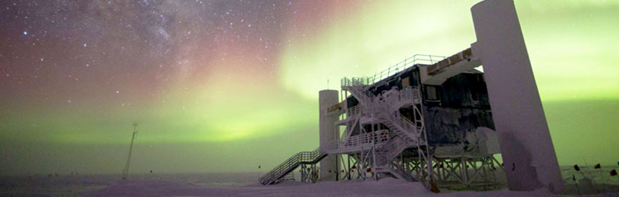 Drexel faculty and students conduct experiments in particle physics as members of an international research consortium at the Ice Cube Neutrino Observatory located in Antartica.