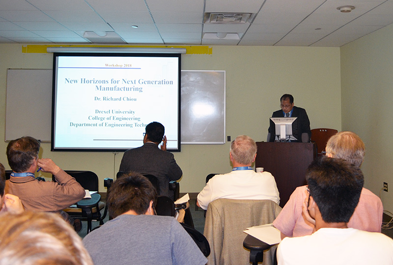 Dr. Richard Chiou speaks at the workshop.