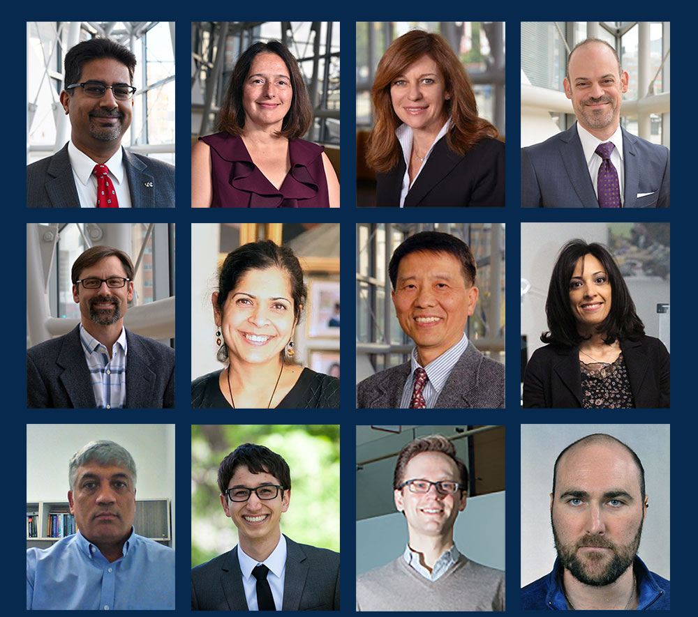 Headshots of engineering deans and faculty