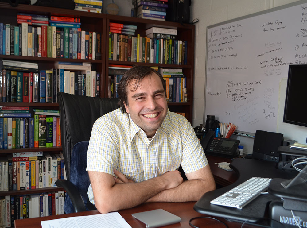 Dr. Ioannis Savidis in his office