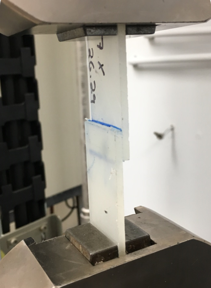 Polymer substrate adhesion test