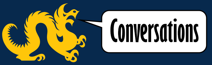 Logo for 'Conversations' series
