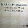 Timothy McGovern's project, "Romance and Rhetoric: The Affect of Genre on the Discourse of W.E.B. DuBois