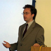 Michael Brandon Harris-Peyton, whose project was entitled "The Isolation of the Immigrant in the Work of Jhumpa Lahiri and Lan Samantha Chang"