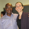 Dr. Abioseh Porter and Nicole Kline