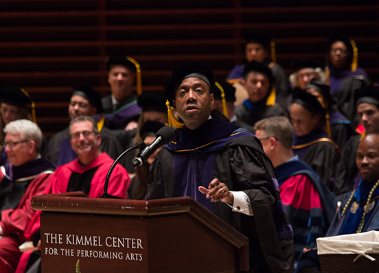 The Rev. Cornell W. Brooks at commencement 2018