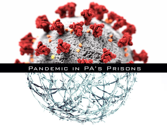 Pandemic in PA's Prisons Graphic