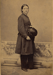 Dr. Mary Walker, Female Civil War Surgeon, In Military Dress 1864 (The Legacy Center Archives and Special Collections)