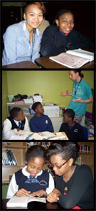 Students part of the America Reads, America Counts program