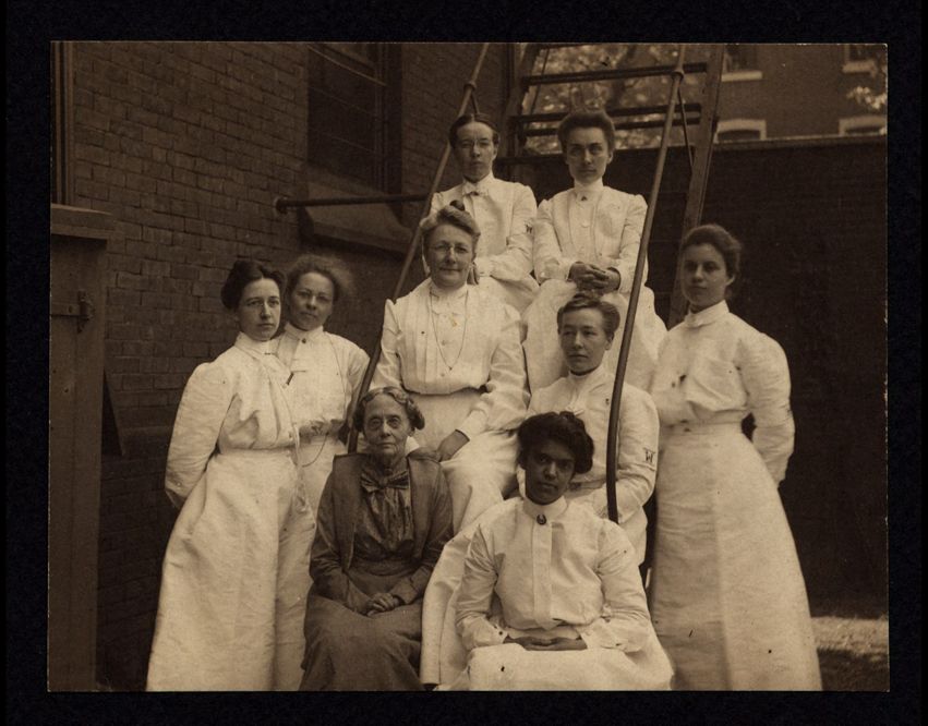 Interns at the Woman's Hospital of Philadelphia, 1903-04