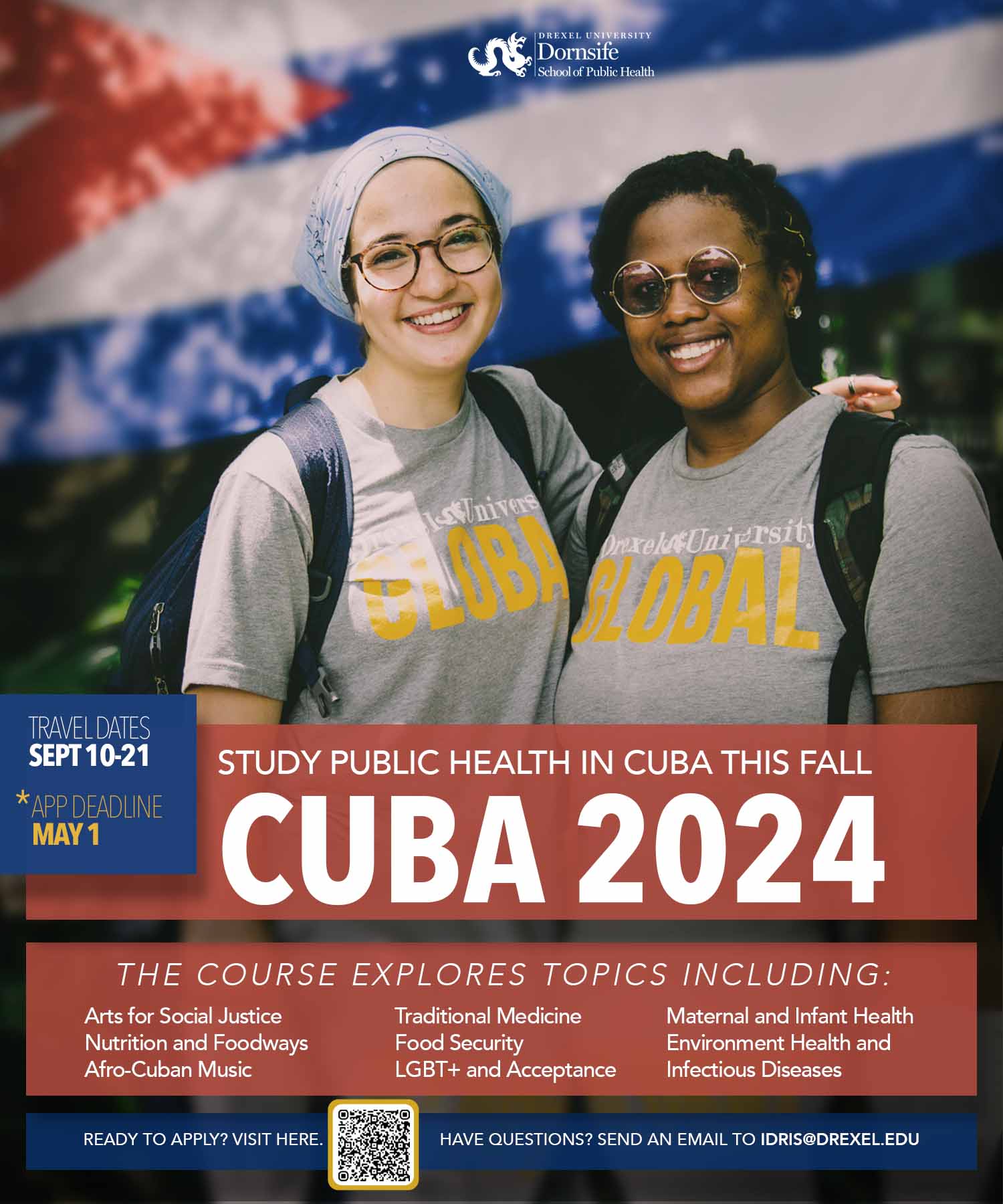 Community Health, Arts, and the Environment in Cuba for Drexel Students