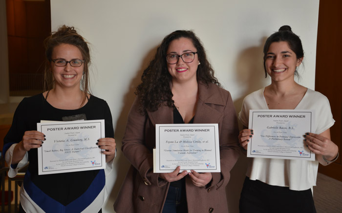 Poster award winners at the 2018 Sex and Gender Research Forum