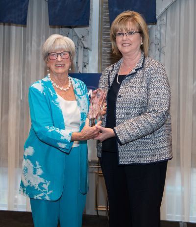 Eileen C. McDonnell, 2019 Woman One Honoree, and Lynn Yeakel