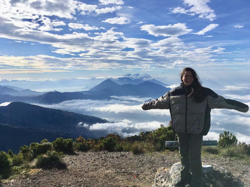 Grace Quinn, Drexel MD student class of 2021, on a global health trip to Guatemala