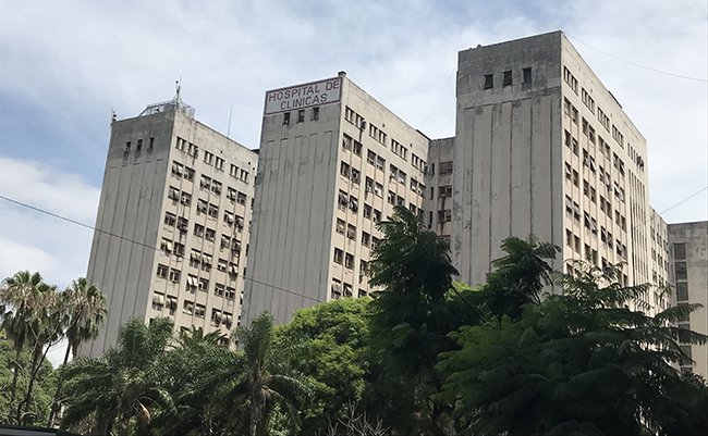 Drexel medical student Sara Shusterman in Buenos Aires: The public hospital building