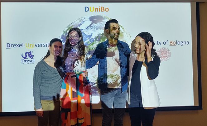 Exchange students from the DUniBo program between Drexel and the University of Bologna