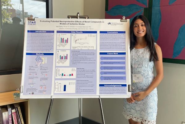 Nikki presented her STAR poster at the STAR summer showcase on August 31.