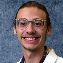 Ajit lab member Jason DaCunza, master's student, Molecular and Cell Biology and Genetics program.