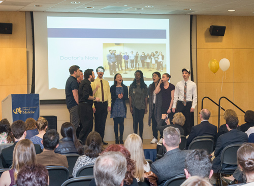 Performance by Doctor's Note, the College of Medicine a cappella group