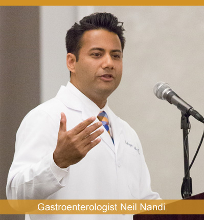 Drexel gastroenterologist, Neil Nandi, MD.