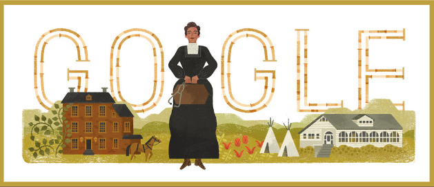 Google honored the legacy of trailblazing physician Susan La Flesche Picotte, WMC 1889.