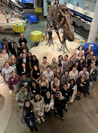 50 first-year medical students from both the Queen Lane and West Reading Campuses gathered at Drexel’s Academy of Natural Sciences.