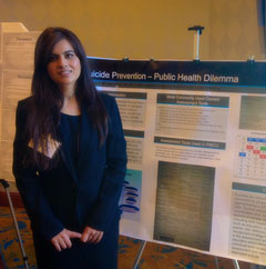 Shahana Ayub, MD at the Institute on Psychiatric Services in 2014.