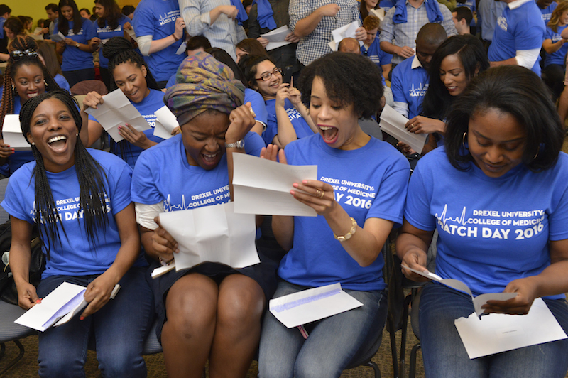 Emotions Run High as Drexel Medical Students Meet Their Matches Now