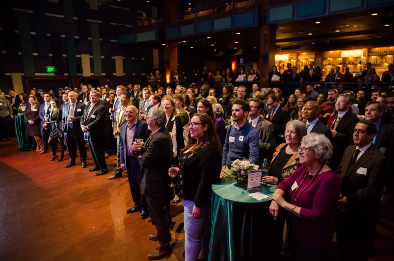 The crowd at University City District's 20th anniversary celebration / Photo by Lora Reehling Photography