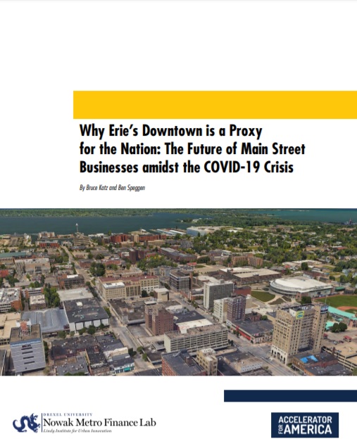 Cover of Erie Main Street Business Crisis report