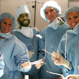PA surgery team