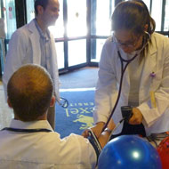 blood pressure taken at health fair